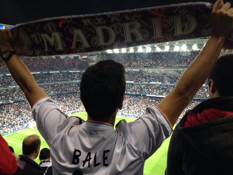 vivir un partido del Real Madrid